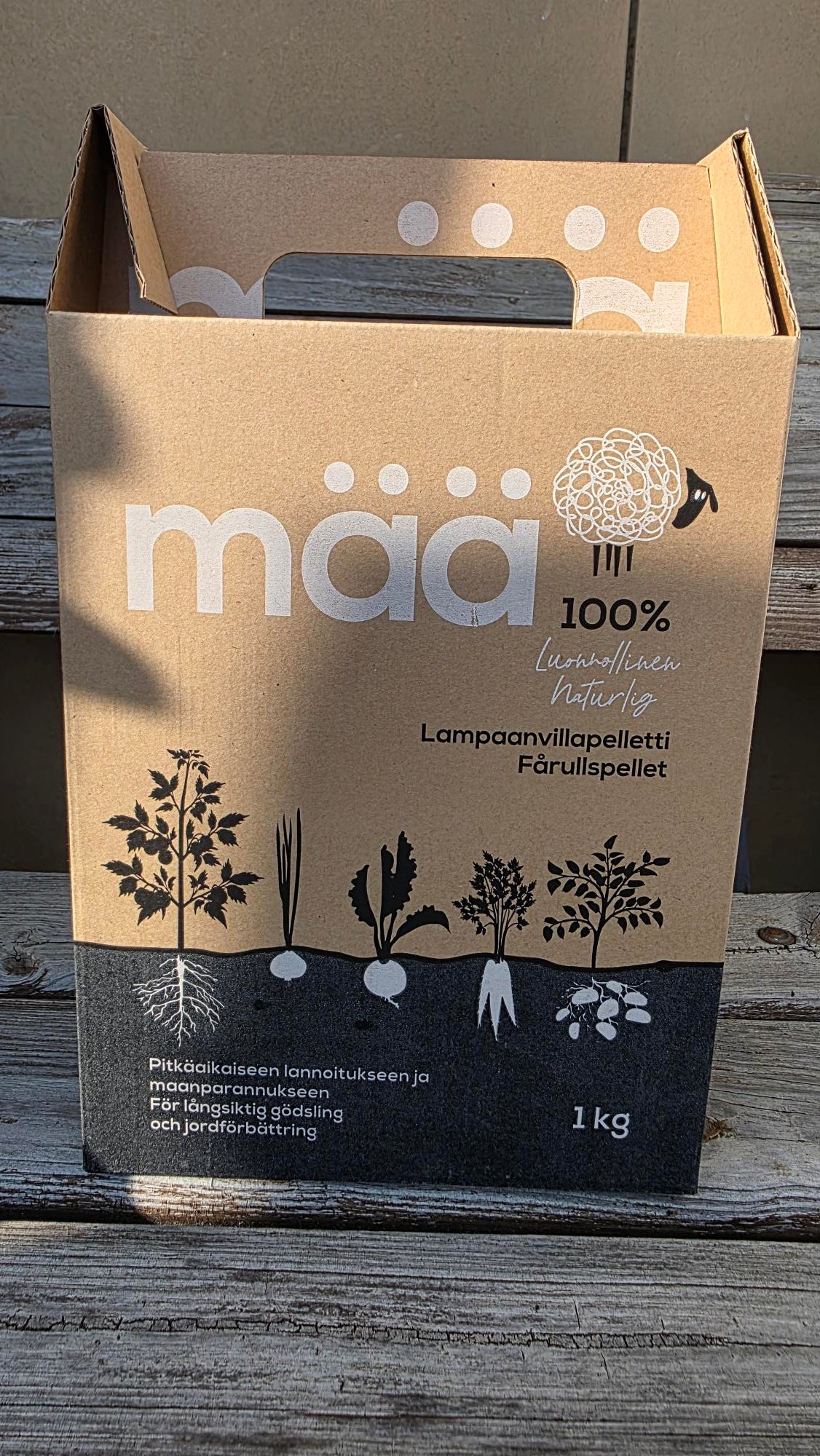 Lampaanvillapelletti MÄÄ 1 kg