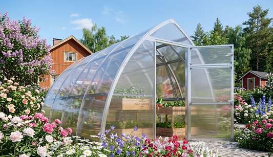 Kasvihuone Nuoli Lux 12 m² 6 mm