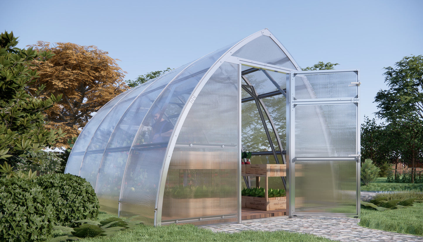 Kasvihuone Nuoli Lux 12 m² 6 mm