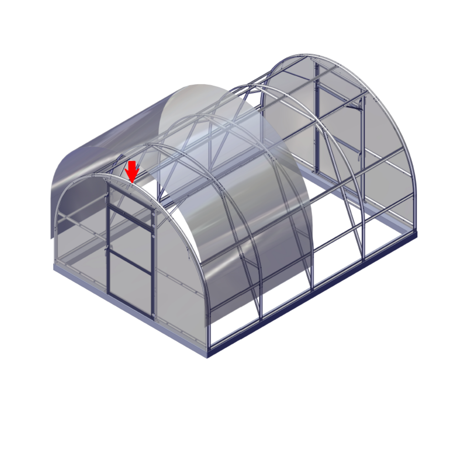 Kasvihuone Strong Lux 12 m² 6 mm