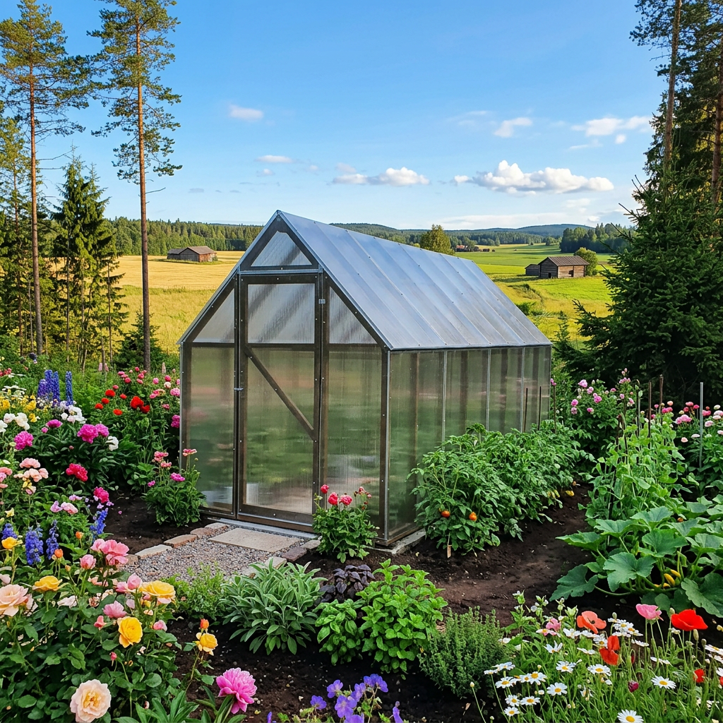 Kasvihuone Vivid 8,7 m²