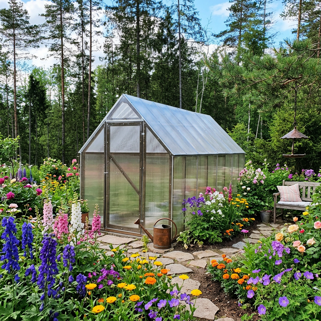 Kasvihuone Vivid 8,7 m²